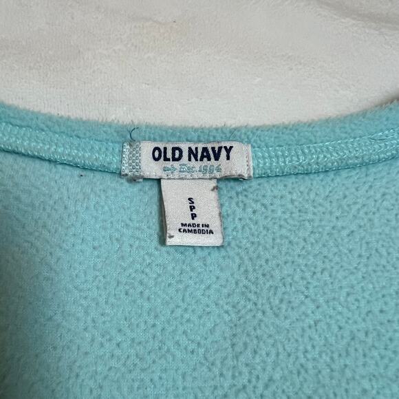 Old Navy V-Neck Fleece Pullover Top Size Small Layer Casual Cozy Winter - Picture 4 of 9
